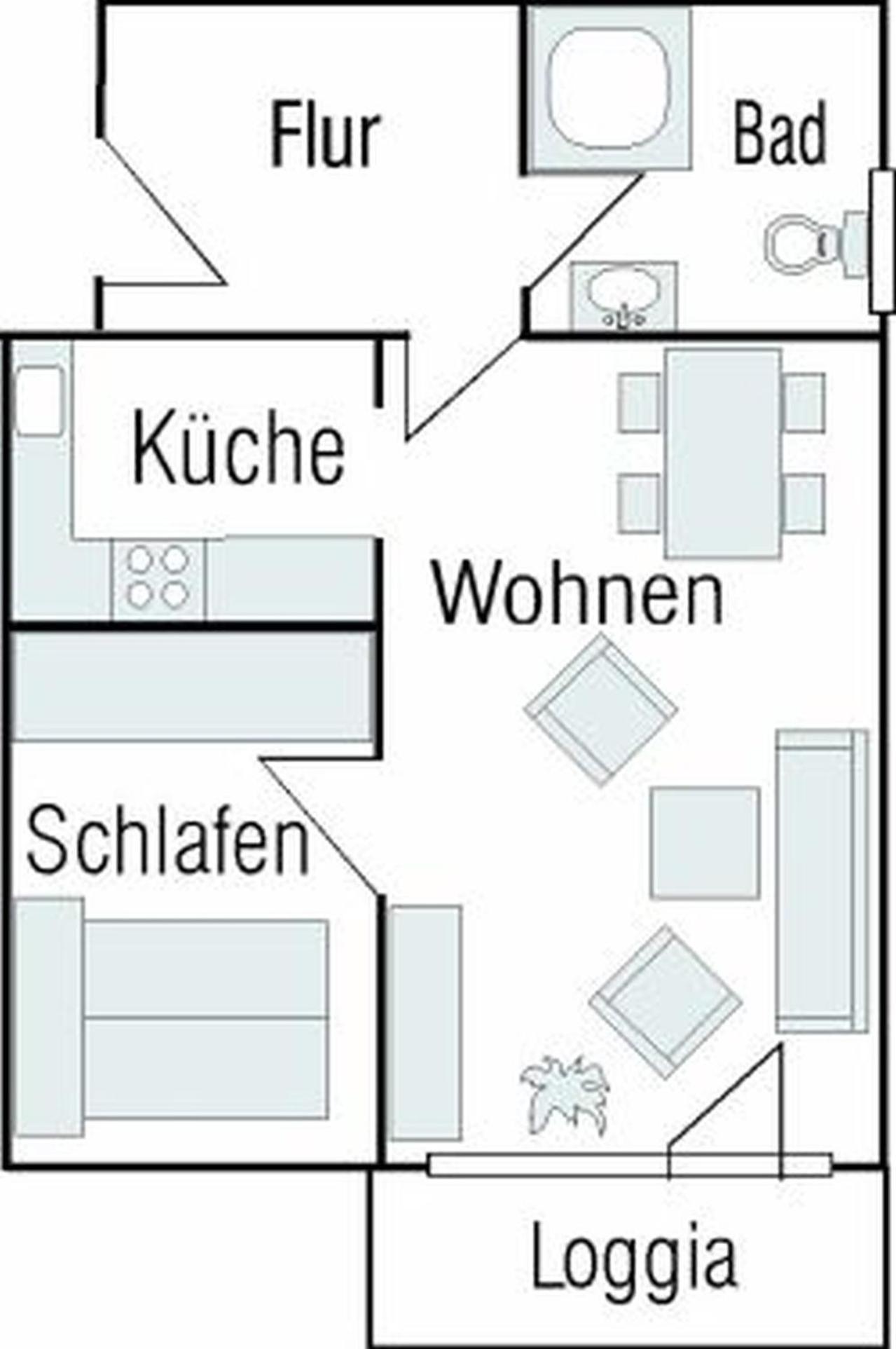 4-21, Friedrichstr, Im Herzen Westerlands, Sehr Strandnah, Balkon, 2 Zi Kültér fotó